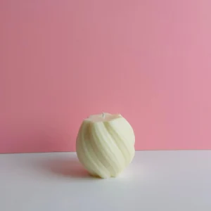 Oval Spiral Candle