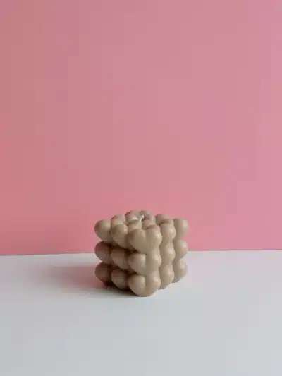 Heart Bubble Candle