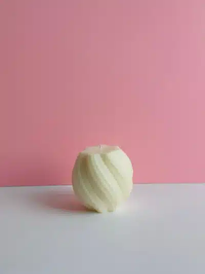Oval Spiral Candle